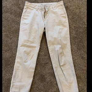 Cropped pants (7/8ths) blue white stripped